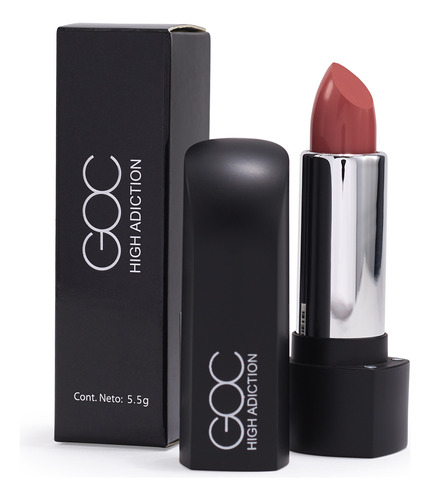 Goc, Labial Mate, Lipstick High Adiction, Larga Duración Color Top