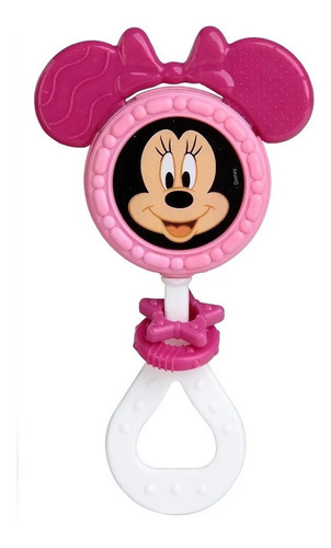 Chocalho Disney Minnie Mickey Bebe Baby Com Barulho Infantil