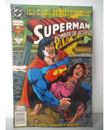 El Hombre De Acero Tomo 11 Superman Con Poster Vid