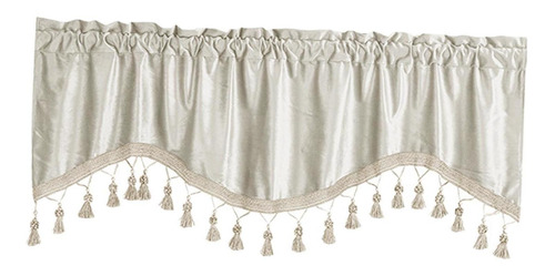 Cortina De Ventana De Bolsillo Para Barra, Cortinas De Beige