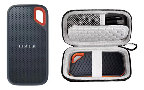 Disco Duro Ssd Externo Portátil 6 Tb Usb 3.1 Con Estuche Negro