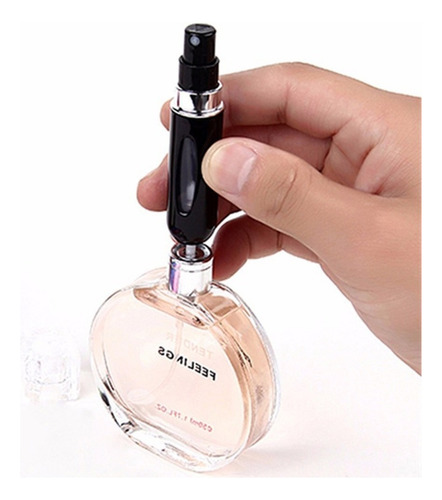 Mini Atomizador Para Perfume Recargable Capsula Viaje