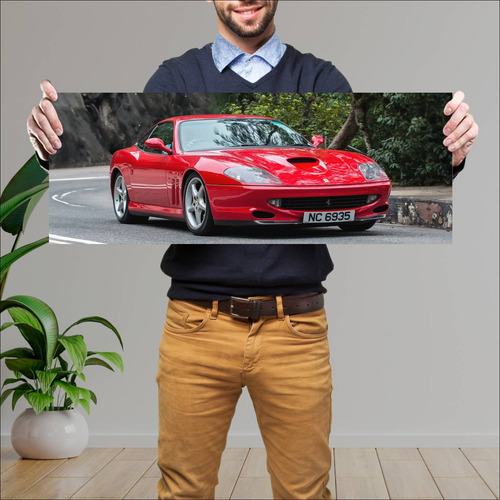 Cuadro 30x80cm Auto 1996 Ferrari 550 Maranello U 301