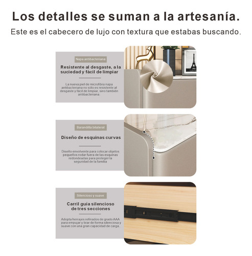 50cm Buros Para Recamara Mesa De Noche Cómoda Organizador