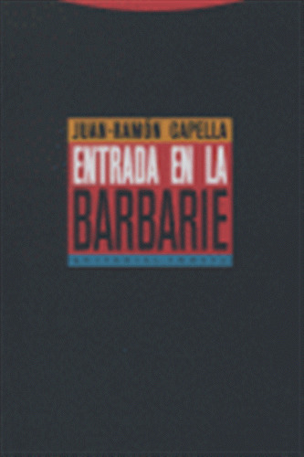 Entrada En La Barbarie - Capella,juan Ramon