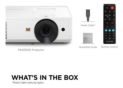 Proyector Viewsonic Pa503hd 4000 Lúmenes 1080p Fhd