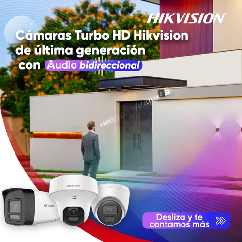Ds-2ce78d0t-lts, Cámara Domo 2mp, Audio Bidireccional, 40m