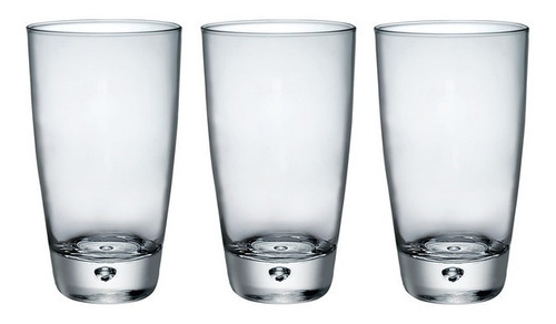 Vaso Luna Beverage 340 Ml. Cristal Italiano X 12 Unidades