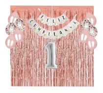Comprar Kit Decoración Cumpleaños - Mi Primer Añito - Rosa Nena