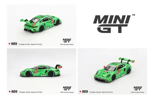 Mini Gt 1:64 889 - Rexy Porsche 911 Gt3 R #77 2024 Daytona