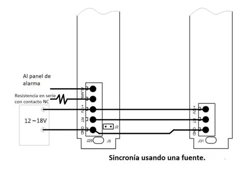 Barrera Perimetral Fotoeléctrica A 100mts 12 Rayos Exterior