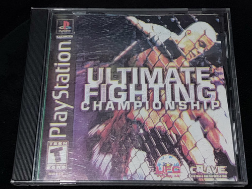 Ultimate Fighting Championship Patch Prensado Prata Ps1 Ufc