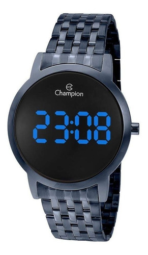 Relógio Champion Ch40099a Digital Led Azul
