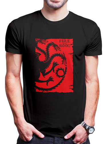 Polo Varon Fire And Blood (d1507 Boleto.store)