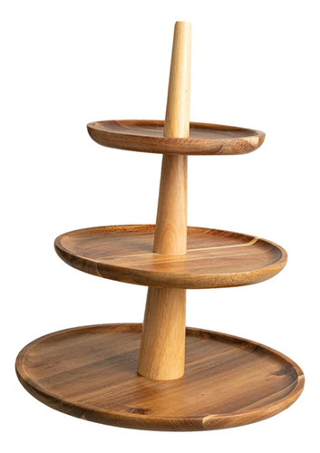 Soporte De Madera Para Cupcakes, Bandeja Para , 3 Capas B