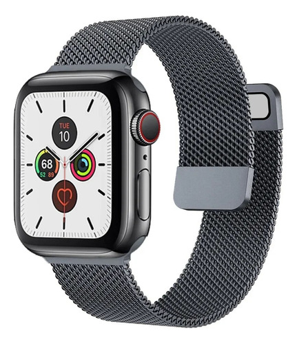 Correa Milanesa Loop Para Apple Watch Pulsera De 44 Mm Y 40