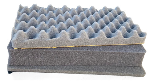 Espuma Case Mp-0015 Serrilhada Em Cubos Para Sua Adaptação