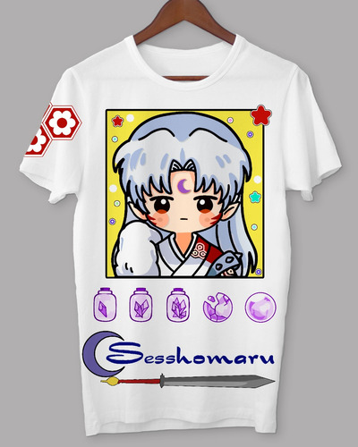 Remera Sesshomaru, Inuyasha Kawaii #23