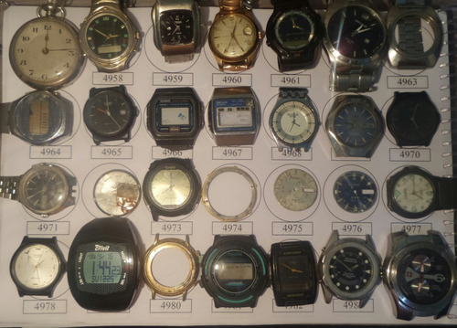 Lote 18 Sucatas Casio E Outros- Máquina Do Tempo