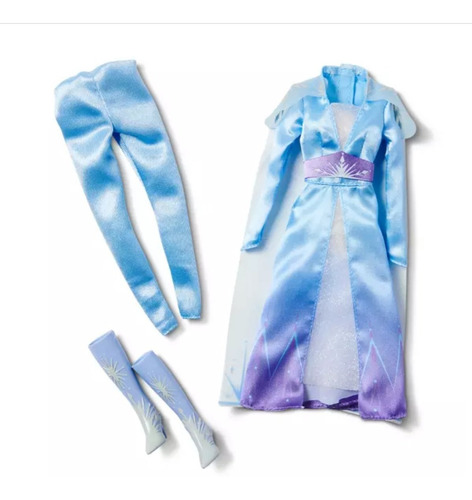 Vestido Muñeca Princesa Elsa Frozen 2