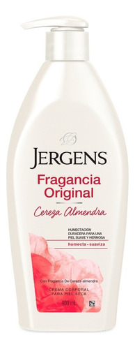 Jergens Crema Corporal Humectante Cereza Almendra Piel Suave