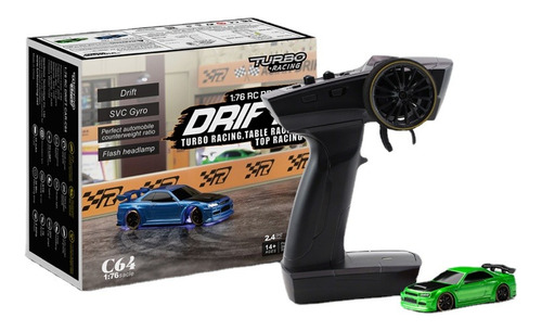 Coche De Drift Turbo Racing 1:76 C64 Rc