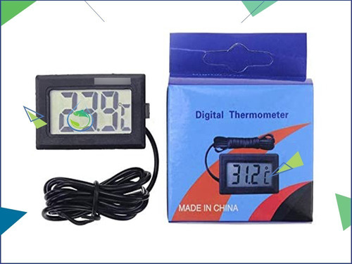 Termometro Digital Lcd Sonda Frigorifico Congelador