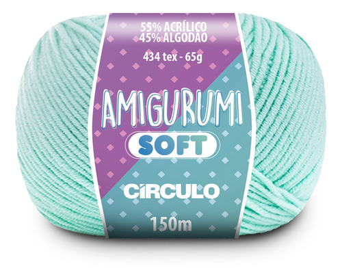 Fio Amigurumi Soft - Circulo Cor 5311 - ÁGUA FRESCA