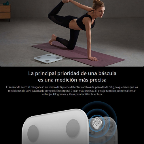 Xiaomi Mi Body Composition Scale 2, Báscula Smart Digital Bt