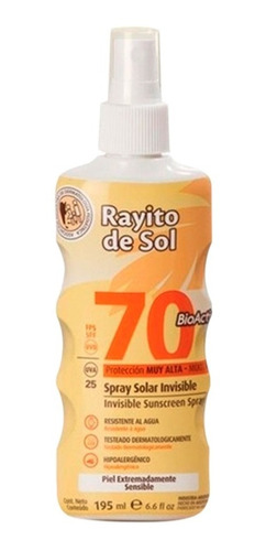 Rayito De Sol Spray Solar 70fps