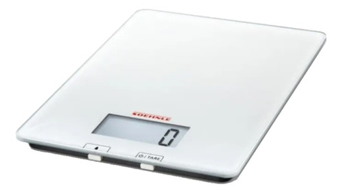 Balanza de cocina digital Soehnle Purista pesa hasta 5kg blanca