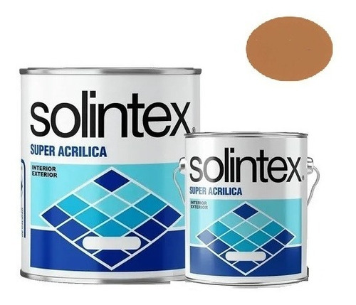 Pintura Caucho Dorado 345 1/4 Galon Tipo A Solintex