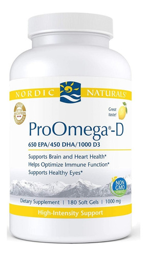 Pro Omega-d 1280mg 180capsula - Unidad a $3422