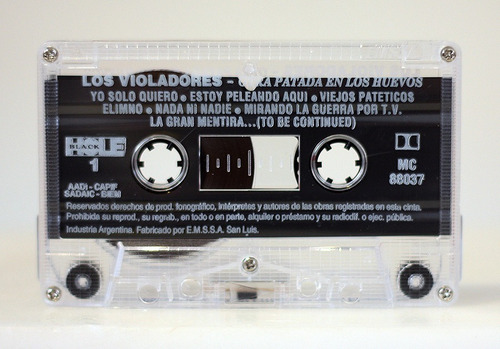 Cassette Punk Violadores Otra Patada En Los Huevos 96' Nuevo