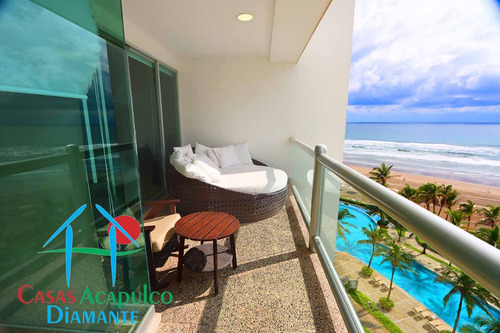 Cad Tikal 705. Oportunidad Por Otis. Depa De Playa Para Restaurar. Terraza Con Vista Frontal Al Mar