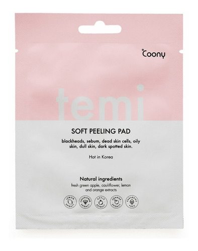 Peeling Facial Temi Soft Peeling Pad Coony Spa