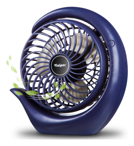 Viniper - Ventilador Operado A Bateria, Recargable, Rotacion