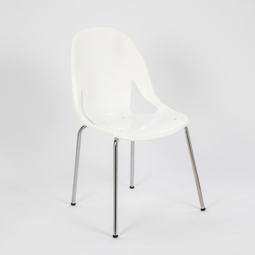 Imagen 3 de 4 de Silla De Comedor Nina Cromada | Contado
