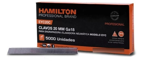 Clavos Clavadora Eyc Cne 2 X 20 Mm Hamilton Eyc20c X 5000u