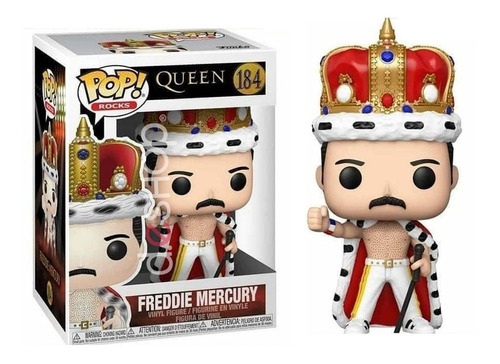 Funko Pop Rocks : Freddie Mercury King - Queen Original
