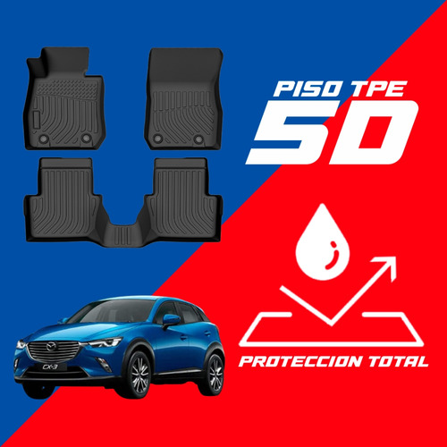 Protector Cubre Piso 5d Tpe Mazda Cx-3 2016-2022