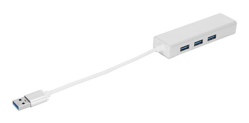 Placa De Rede Usb 3.0 Gigabit Nic+3*usb Hub High Transmissio
