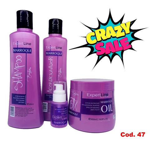 Shampoo, Acondicionador, Btx, Serum,pack Expertline Everglam