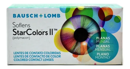 Pupilentes De Color Bausch Lomb Star Colors 2 Piezas 1 Mes