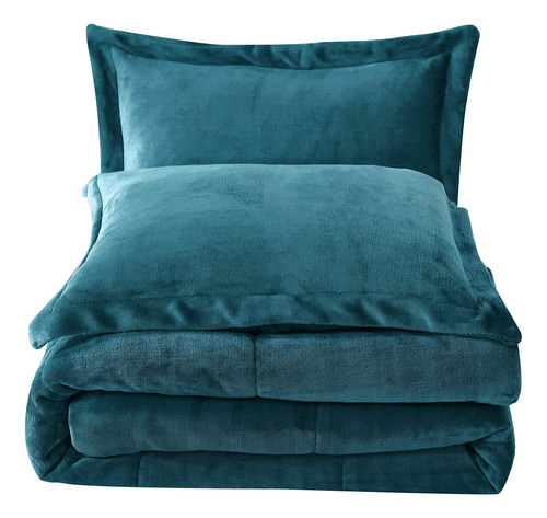 Juego De Edredón Reversible 3 Piezas Micromink Sherpa