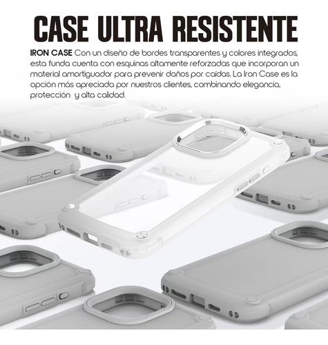 Kbod Funda Protectora Iron Case Soft Para Iphone Y Samsung Negro Samsung A05