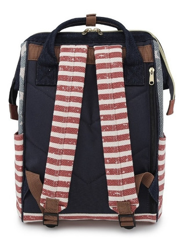 Imagen 7 de 10 de Mochila Himawari Diseño Usa Tipo Tejida Excelente Full