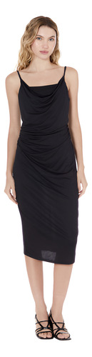 Vestido Al Cuerpo Largo Midi Roma Mujer Asterisco