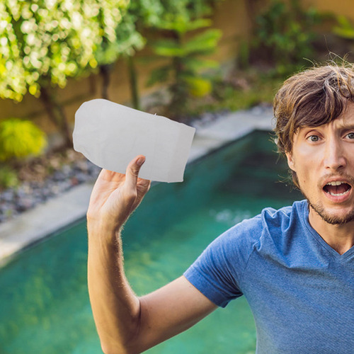 Calcetines De Malla Fina Para Piscinas Elevadas, 15 Unidades