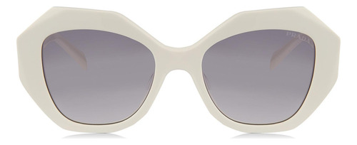 Prada Spr 16ws 142-130 Oversized Geometric White Prada Prada Prada Prada Prada (Usado)